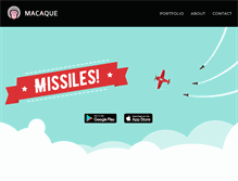 Tablet Screenshot of macaquegames.com
